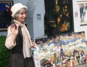 „Hélicon - Plovdiv, le centre ”, 20 04 2011 : Donation du tableau de DiKiro „Ballerine”.